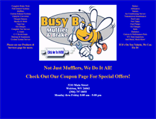 Tablet Screenshot of busybmuffler.com